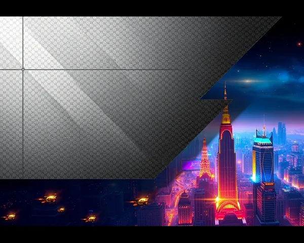 Futuristic City with Flying Cars on Metallic Jagran Background