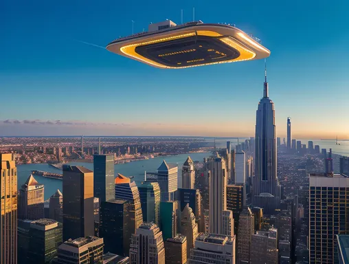 Futuristic Cityscape with S25 Edge Display Screen