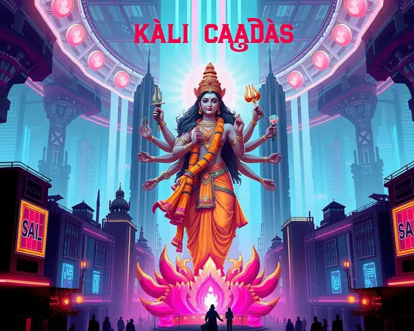 Futuristic Kali Chaudas Poster Blends Tradition and Modernity