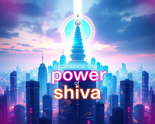 Futuristic Mahashivratri Invitation with Giant Shiva Linga