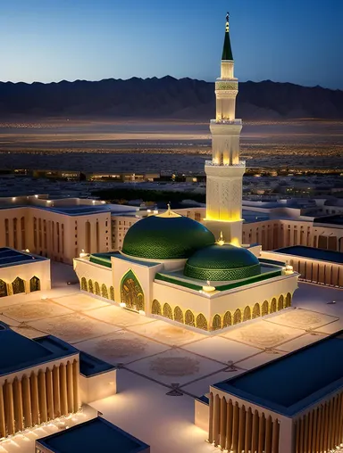 Futuristic Masjid Nabawi Expansion and Modernization Concept