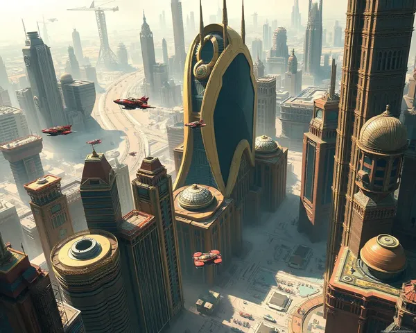 Futuristic Metropolis Inspired by Nexon's World