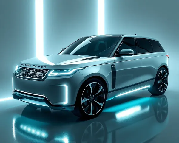 Futuristic Range Rover Concept with LED Lights and Tech