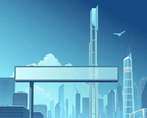 Futuristic Skyscraper Rises Above Square Hoarding Board