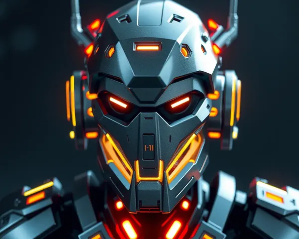 Futuristic Steel Almari with Glowing Accents PNG