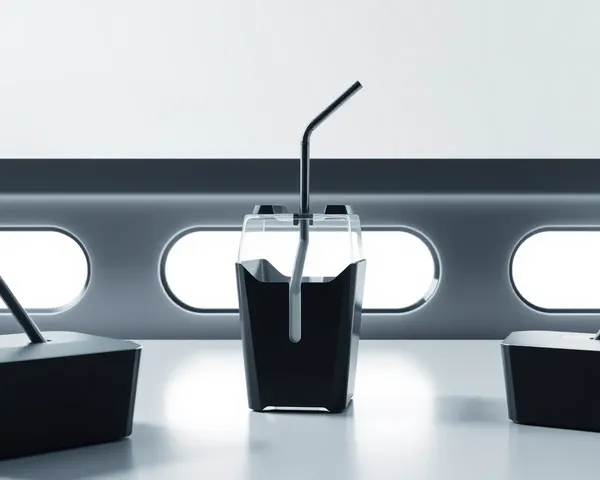 Futuristic Tetra Pak Container with Built-In Straw Design