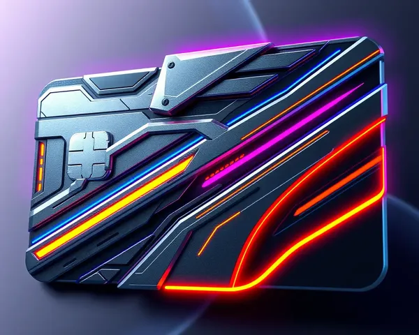 Futuristic Udghatan Card with Space-Age Design