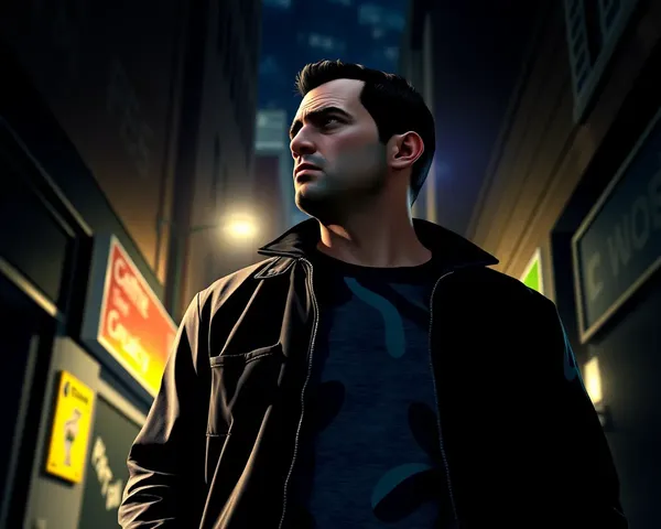 GTA Wallpaper HD: Franklin in Dark Alleyway of Los Santos