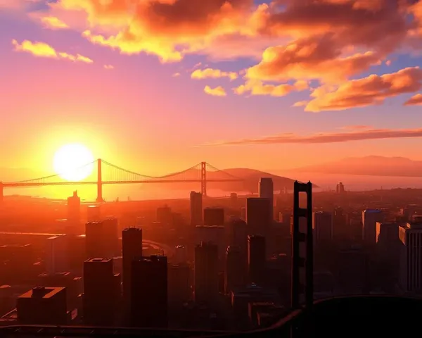 GTA Wallpaper HD: San Fierro Cityscape at Sunset in HD