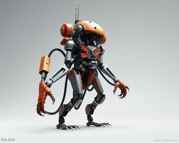 Gajak's Body Composed of Interconnected Mechanical Modules