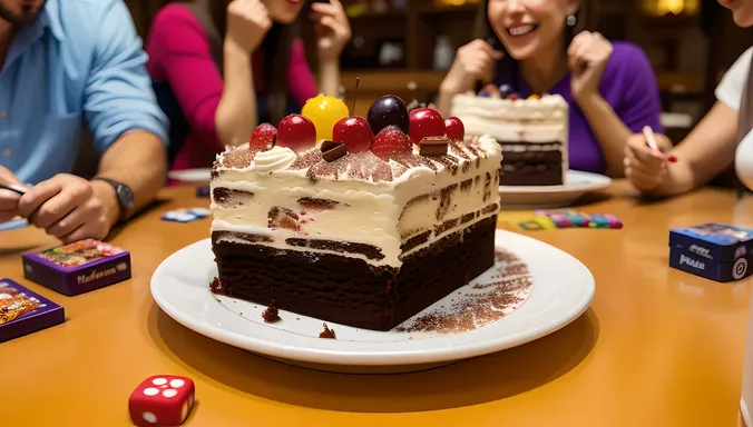 Game Night Black Forest Cake Devoured Fun