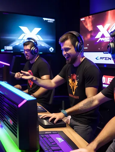 Gamers Compete in Virtual Tournament on XX Com Console