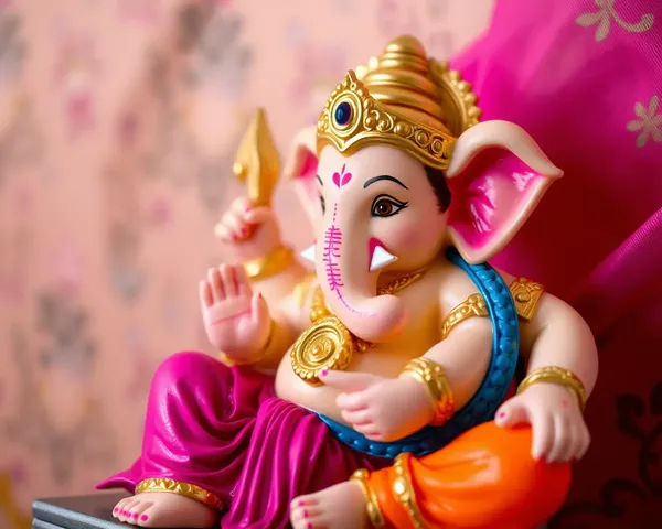 Ganesha's Cute Smile in Beautiful Images