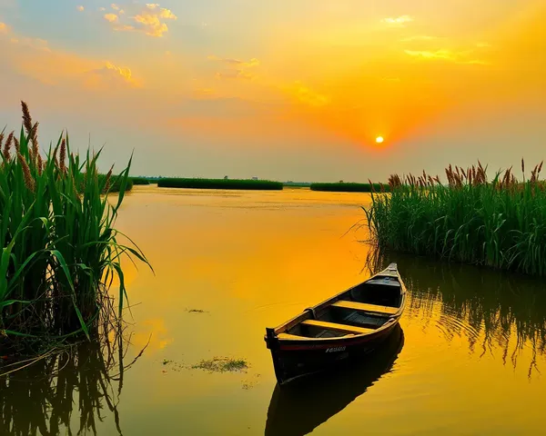 Gently Rocking Boat on Pani Tanki Water