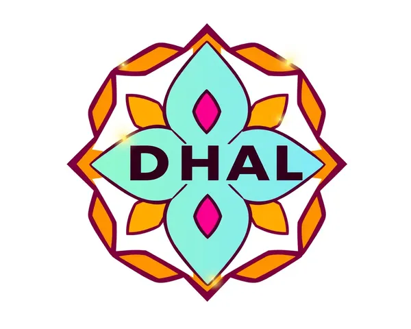 Geometric Dhal Talwar Logo with Bright Colors and Abstract Design