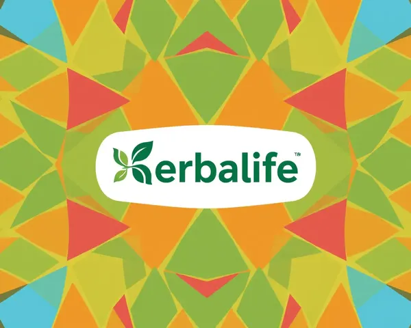 Geometric Pattern with Stylized Herbalife Logo