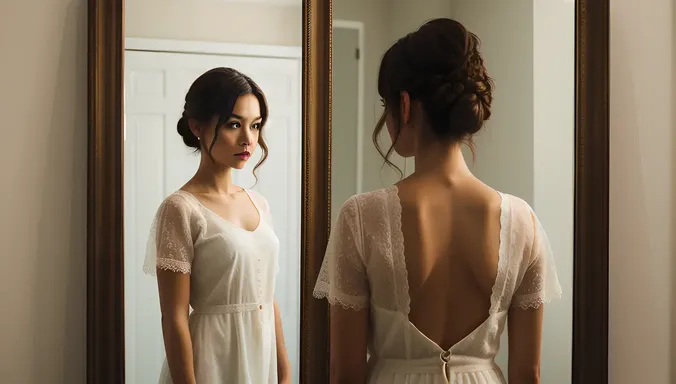 Ghost Girl Pic: Searching for Reflection in the Mirror