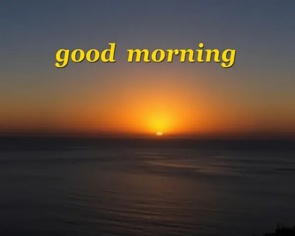 Good Morning Images Free Download for WhatsApp HD Sunrise Ocean View