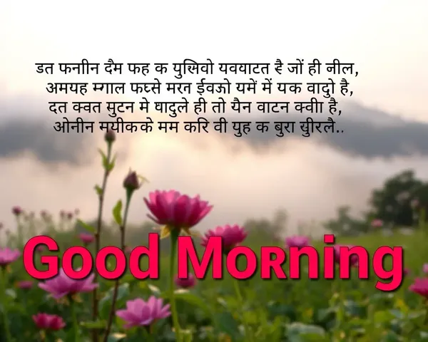 Good Morning Images in Marathi Language