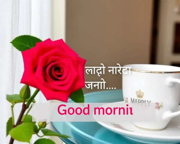 Good Morning Images in Marathi Language