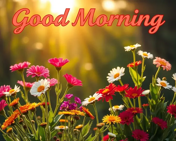 Good Morning Images with Beautiful Floral Arrangements