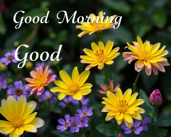 Good Morning Images with Fresh Flower Bouquets Shared