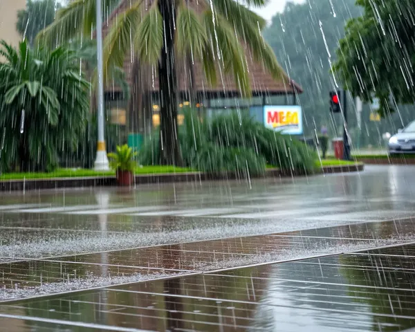Good Morning Images with Rainfall Background Scenes