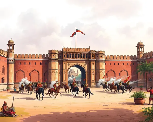 Good Morning Shaniwar Image: Historical Shaniwar Wada Peshwas Illustration