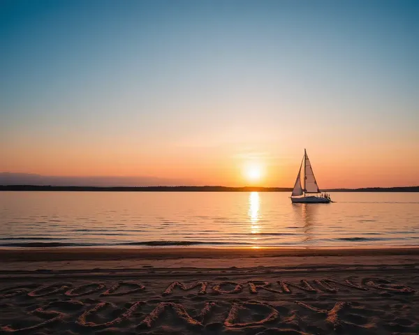Good Morning Sunday: Beautiful Sunrise Over Calm Lake