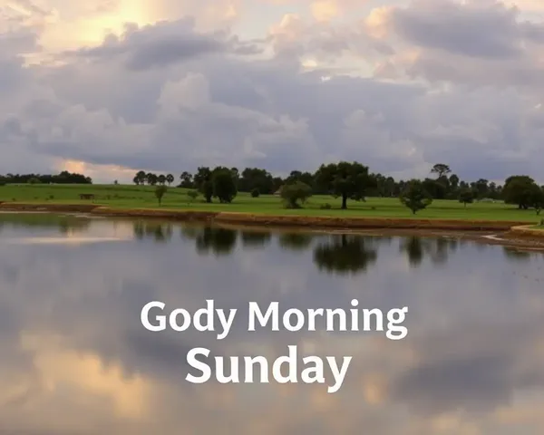 Good Morning Sunday Images to Brighten Your Day