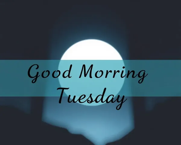 Good Morning Tuesday Images for a Bright Start