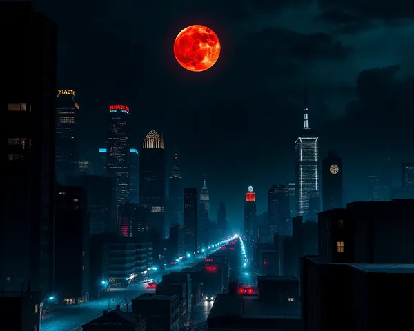 Gothic Cityscape Vampire Wallpaper in 4K Resolution