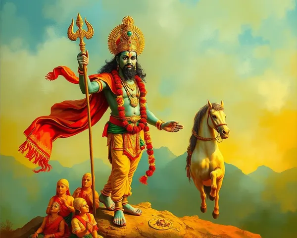 Govardhan Hill Image: A Sacred Hindu Pilgrimage Site
