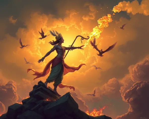 Govardhan Image: A Representation of Lord Krishna's Protection