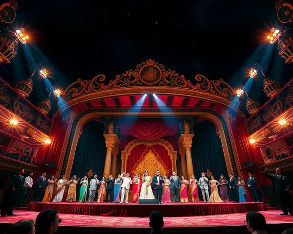 Grand Bollywood Musical Performance with Singers and Dancers