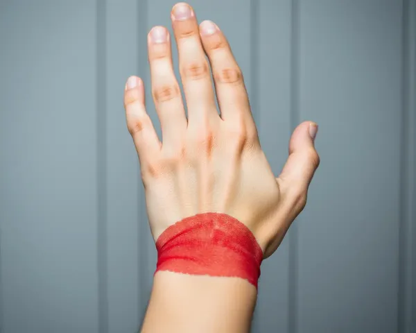 Graphic Hand Cut Injury Images Need Bandage Care
