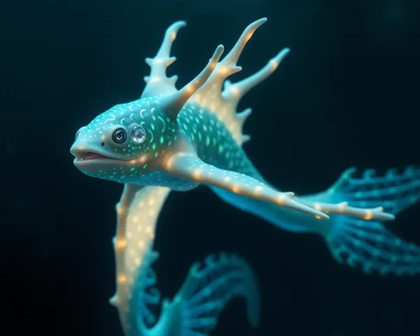 Halgi Swims Through Bioluminescent Ocean Depths