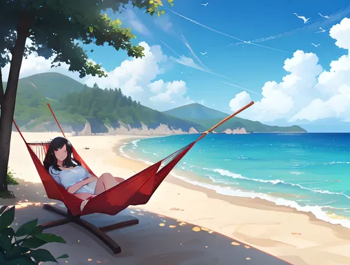 Hammock Sleep with Waves and Seaside Serenity Zzz