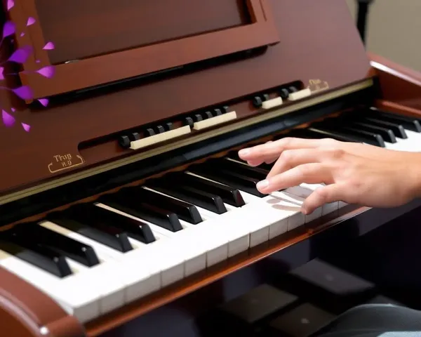 Hands Play Mesmerizing Melody on Harmonium