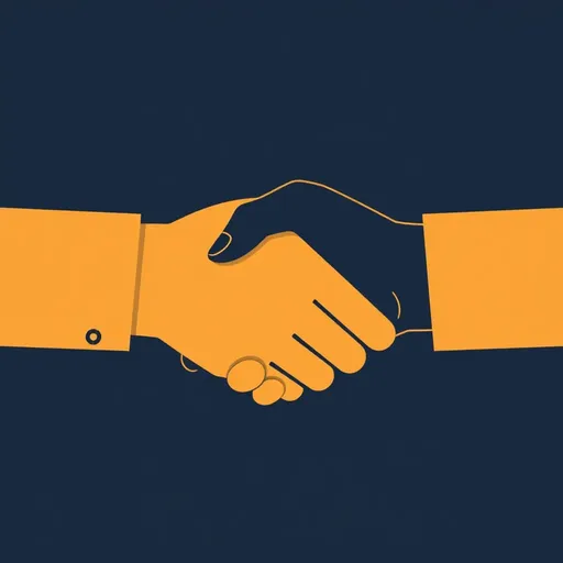 Handshake Icon: Symbol of Friendship and Partnership