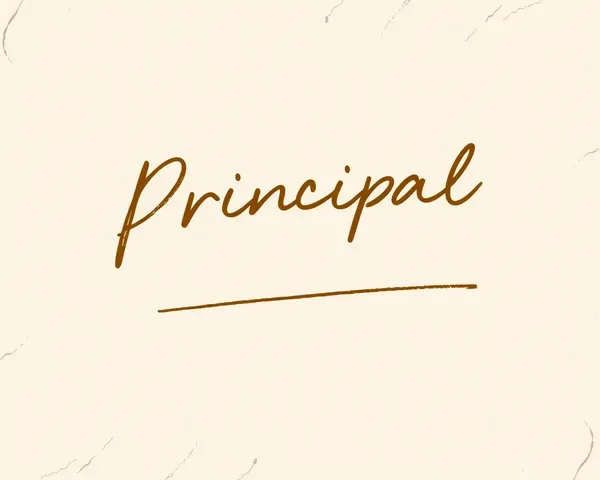 Handwritten Brown Signature on Beige Texture PNG