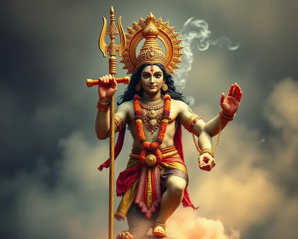 Hanuman Jayanti Image Depicts Monkey God's Glory