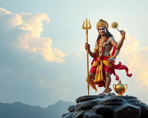 Hanuman Jayanti Image Honors Monkey God's Victory