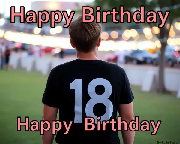 Happy 18th Birthday Images for Birthday Greeting