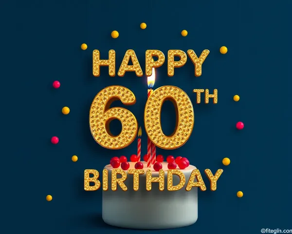 Happy 60th Birthday Images to Celebrate the Occasion