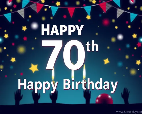 Happy 70th Birthday Image Gallery for Birthday Wishes