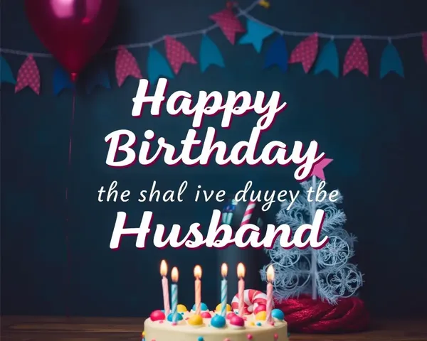 Happy Birthday Husband Images for a Special Day