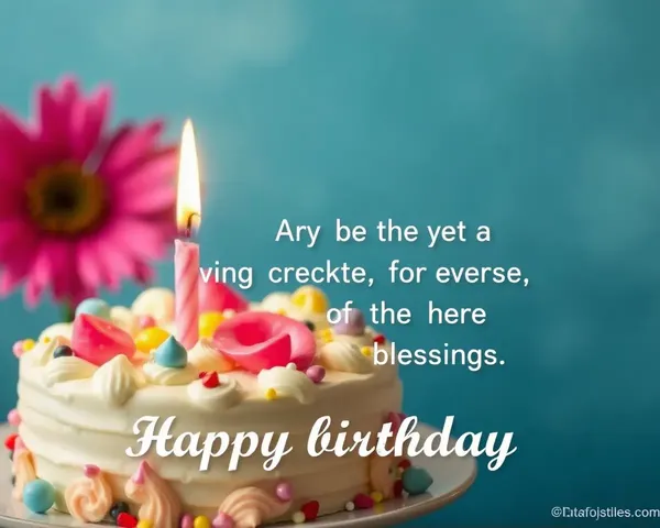 Happy Birthday Messages with Lovely Images and Blessings