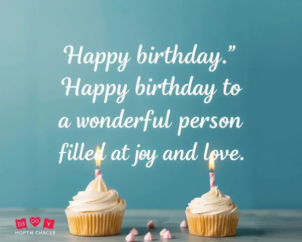 Happy Birthday Wishes for a Wonderful Person