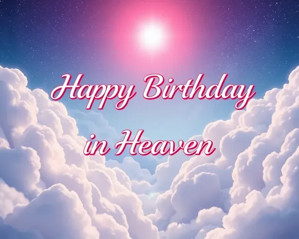 Happy Birthday in Heaven Images for Memories